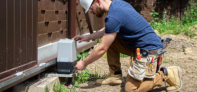 Electric Driveway Gate Installation Center Point