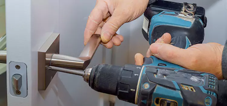 Security Door Lock Installation Center Point